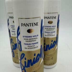 Lot of 3 Pantene Pro-V Strong Hold Non-Aerosol Hairspray 8.5oz No Crunch New
